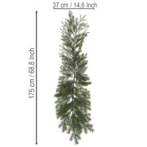 kohteita Keinotekoinen koristeellinen kuusenoksa luovaan kukkakauppaan, 175 cm