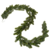 kohteita Keinotekoinen kuusiseppele, vihreä, juhlakoristeeseen, 180 cm