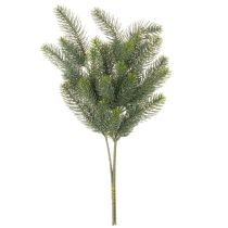 kohteita Keinotekoinen kuusenoksa, juhlava ikkunakoriste, 50 cm, 3 kpl