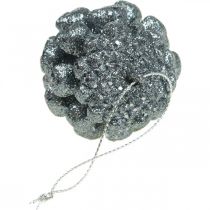 kohteita Joulukuusikoristeet deco-käpyjä glitter antrasiitti H7cm 6 kpl