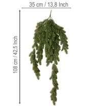 kohteita Keinotekoinen kuusenoksa joulupöytäkoristeeksi 108cm