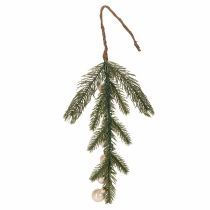 kohteita Tekokuusenoksa ja valkoiset minikuusenpallot, 46 cm, 2 kpl