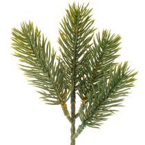 kohteita Keinotekoinen vihreä kuusenoksa talvikoristeisiin, 25 cm, 24 kpl
