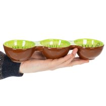 kohteita Keraaminen kulho kiiviaiheella, kesäkoristeena tyylikkääseen tapasten ja naposteltavien tarjoiluun, 30 cm