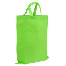 Vihreä laukku fleecestä 37,5 cm x 46 cm 24 kpl
