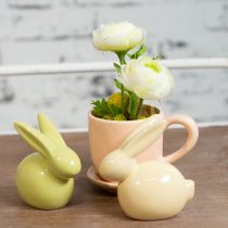 kohteita Kahvikuppi, koristeellinen pöytäkoriste tyylikkääseen huoneeseen kasveilla, 11 cm, 3 kpl