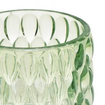 kohteita Kynttilän lasi vihreä lyhty sävytetty lasi Ø9,5cm K9cm 2kpl