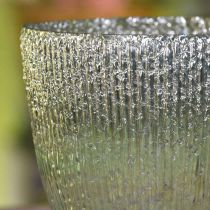 Kynttilä lasi lyhty sininen vihreä pöydän koriste lasi Ø21cm H21,5cm