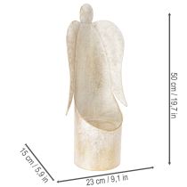 kohteita Enkelihahmokynttilänjalka, kulta, pöytäkoristeeseen, 50cm