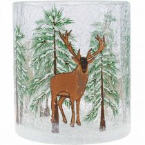 kohteita Kynttilänpidikelasi Christmas Crackle -kynttilälasi H10cm