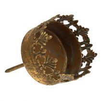 kohteita Kynttilänjalka kultaa antiikki Ø5cm K10cm 1kpl