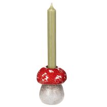 kohteita Koristeellinen sieni, kärpässieni, tuikkukynttiläkuppi pöytäkoristeena, 9cm