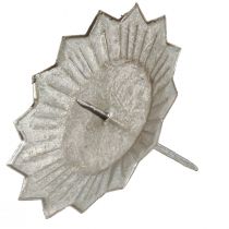 kohteita Kynttilänjalka pilarikynttilöiden asettamiseen hopea Ø11cm 4kpl