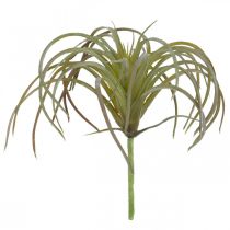Tillandsia keinotekoinen kiinnittää vihreä-violetti tekokasvi 13cm