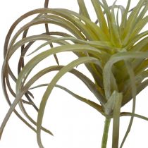 Tillandsia keinotekoinen kiinnittää vihreä-violetti tekokasvi 13cm
