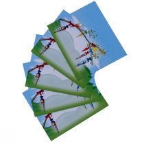 kohteita Pöytäkoristelu kouluilmoittautuminen, paikkakortit koulun aloituskoriste 6×9cm 6kpl