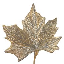 kohteita Pöytäkoristelu syksyinen vaahteranlehti koriste kultaa antiikki 58cm × 39cm