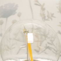 kohteita LED-pöytävalaisin kukkakuviolla tyylikkääseen olohuoneen valaistukseen, 23 cm