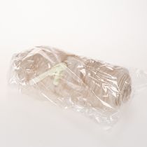 kohteita Beige pöytäliina, jossa tekoturkispinta turkisnauhana, 24x140cm