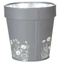 kohteita Kukkaruukku kukkakuviolla moderniin kotiin ja kesäparvekkeelle, 13 cm, 4 kpl