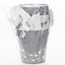 kohteita Kukkaruukku kukkakuviolla moderniin kotiin ja kesäparvekkeen sisustukseen, 13 cm, 4 kpl