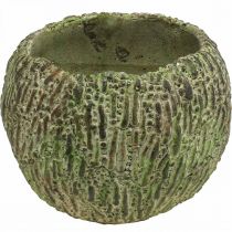 kohteita Istutusbetonia antiikkisen näköinen vihreä, ruskea ruukku pyöreä Ø15,5cm