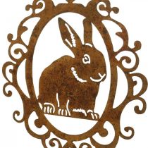 Patina ripustuspupu Pääsiäispupu metallinen pääsiäispupu H20cm