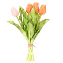 kohteita Keinotekoiset tulppaanit kevään koristeluun, olohuoneeseen ja keittiöön, aidon näköiset, 30 cm, 7 kpl