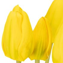kohteita Keinotekoiset tulppaanit realistiseen keväiseen koristeluun olohuoneessa tai toimistossa, 40 cm, 7 kpl