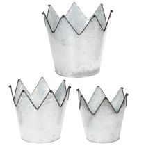 kohteita Ruukun kruunu metallinen koristeellinen sinkki Ø21.5/19.5/17cm 3 kpl:n setti