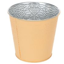 kohteita Metallinen istutusruukku, pastellin oranssi, Ø13,5cm, korkeus 12,5cm