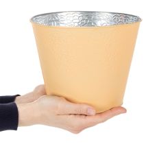 kohteita Metallinen istutusruukku, pastellin oranssi, Ø20cm K16cm