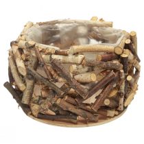 Kasvilaatikko puuta, kukkakulho, istutuskulho pyöreä Ø30cm K18cm