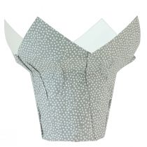 kohteita Istutuspaperi pilkullinen lahjapakkaus kukkia Ø9cm K16cm 8 kpl