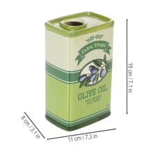 kohteita Oliiviöljymaljakko, keraaminen, ihanteellinen keittiön sisustukseen ja Välimeren pöytään, 18 cm