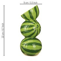 kohteita Maljakko vesimeloni keraaminen maljakko kesäkoristelu keraaminen H22cm