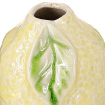 kohteita Keraaminen koristelu sitruunapuu - Välimerellinen pöytäkoristelu hedelmäkuvioinnilla 13x8x22cm