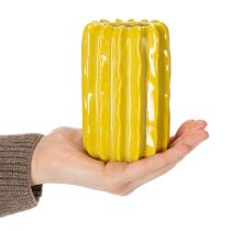 kohteita Kaktus-keraaminen maljakko, uritettu rakenne, moderni sisustus, 13 cm, 4 kpl