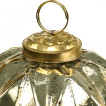 kohteita Vintage joulupallot lasi kuviolla Ø10,5cm 3kpl