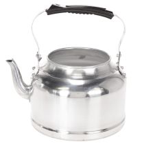 kohteita Vintage-koristeellinen teekannu/istutusastia, metallia sinkkijäljitelmällä, Ø19cm, korkeus 15cm