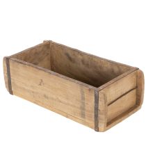 kohteita Vintage puinen istutuslaatikko tiilenmuotoinen puu 30cm
