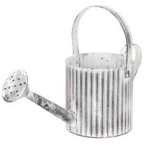 kohteita Vintage-istutusruukku Ø17cm, koristeellinen kastelukannu, metallinen ruukku shabby chic -tyyliin