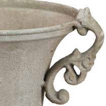 kohteita Vintage pokaali harmaa metallipalkinto kahvalla H22,5cm