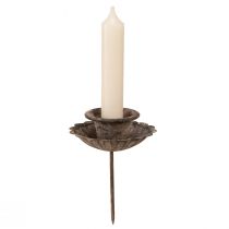 kohteita Vintage teräväkärkinen kynttilänjalka kiinnitettäväksi Ø8,5cm K11,5cm 4kpl