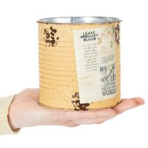 kohteita Vintage-tyylinen kukkaruukku/purkki kirjaimilla sisäkoristeeseen, 11 cm, 3 kpl