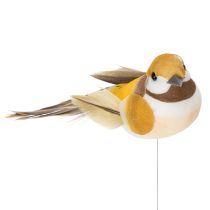 kohteita Lintukoristeita juhlapöytään. Monikäyttöiset lintutikut, 10 cm, 12 kpl.
