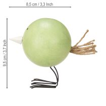 kohteita Pyöreällä koristeellisella tipuhahmolla kevyisiin ja leikkisiin yksityiskohtiin, 9,5 cm, 3 kpl