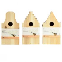 kohteita Birdhouse Puinen sikiölaatikko Sinitiainen kuusi H22,5cm 3kpl