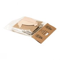 kohteita Hunajakennokanan pöytäkoristeet pääsiäisen valkoinen oranssi 11x6,5x12cm 6kpl