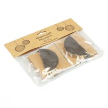 kohteita Hunajakennopallot Jouluiset kennopallot mustakulta Ø8cm 4kpl